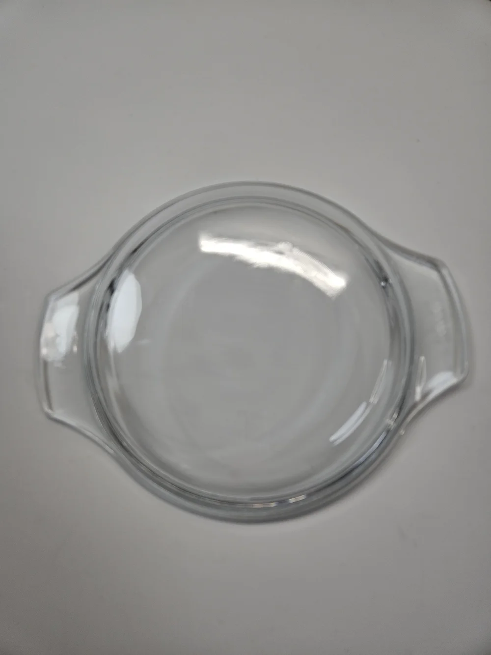 Vintage Pyrex England 28-C Clear Glass Round Casserole Dish Replacement Lid 28cm